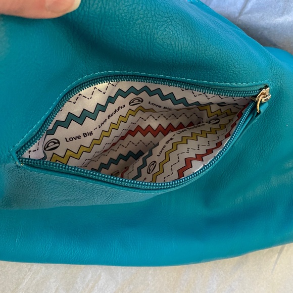 Big Buddha Teal Summer Purse - Picture 12 of 16